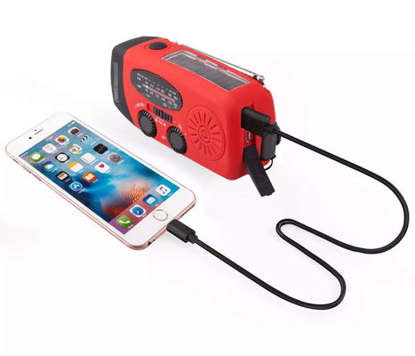 Gear Kit Emergency Survival Supplies Hand Crank Solar Radio Charger Cell Phone Flashlight Usb