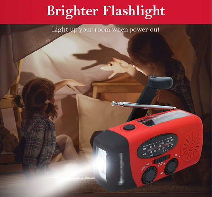 Gear Kit Emergency Survival Supplies Hand Crank Solar Radio Charger Cell Phone Flashlight Usb