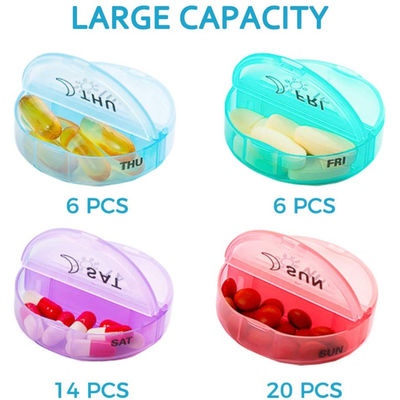 7 Day Am Pm Weekly Monthly Pill Dispenser Box With Alarm Case Travel Timer  15.4x9x6.5cm