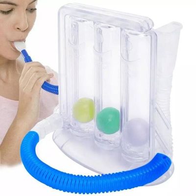 Wholesale 3 Ball Only Sucked Transparent Respiratory Lung Deep Breathing  Rehabilitation Training