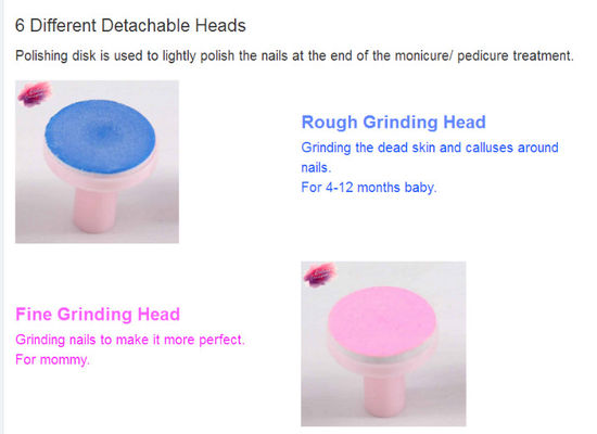 Baby adult Electric Nail Trimmer file Quiet Grinder Nail Care file Cutter polish