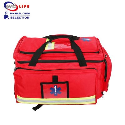 Large Capacity Ambulance EMS Responder Bag Rescue With Trolley Backpack