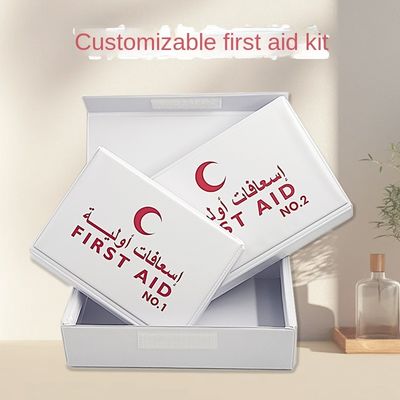 Portable PVC First-Aid Kit First-Aid Essentials Included for Household Emergency Care or Outdoor Medical Kit Box