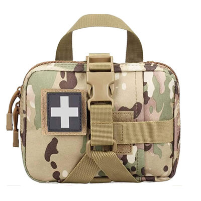 Medicina tattica Bagno IFAK di grande capacità Bagno rimovibile a rilascio rapido Patch Molle First Aid Kit